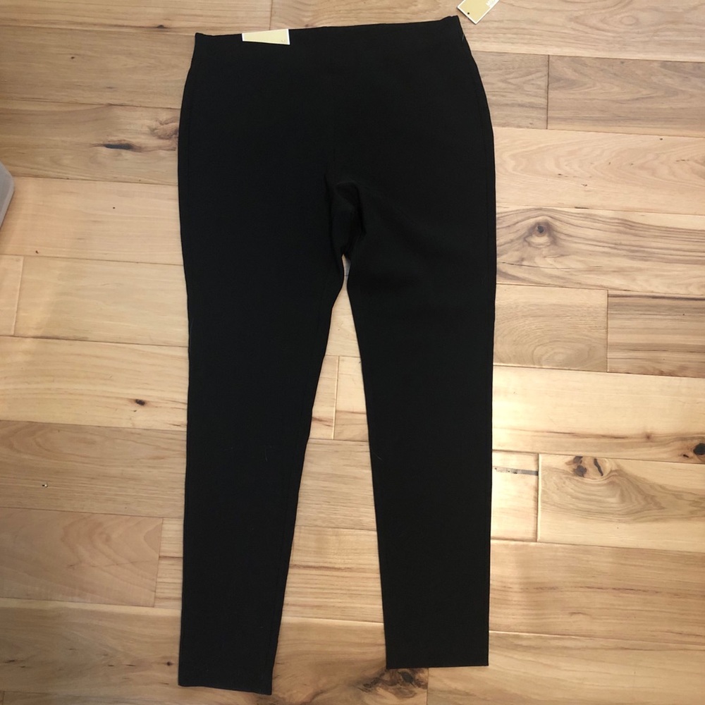 NWT black pull on pants